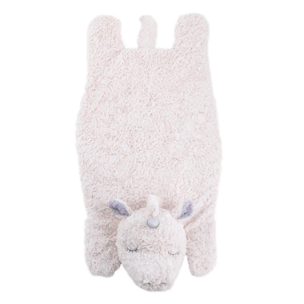 Cuddle Me: Cuddle Plush Tummy Time Play Mat - Ivory Unicorn
